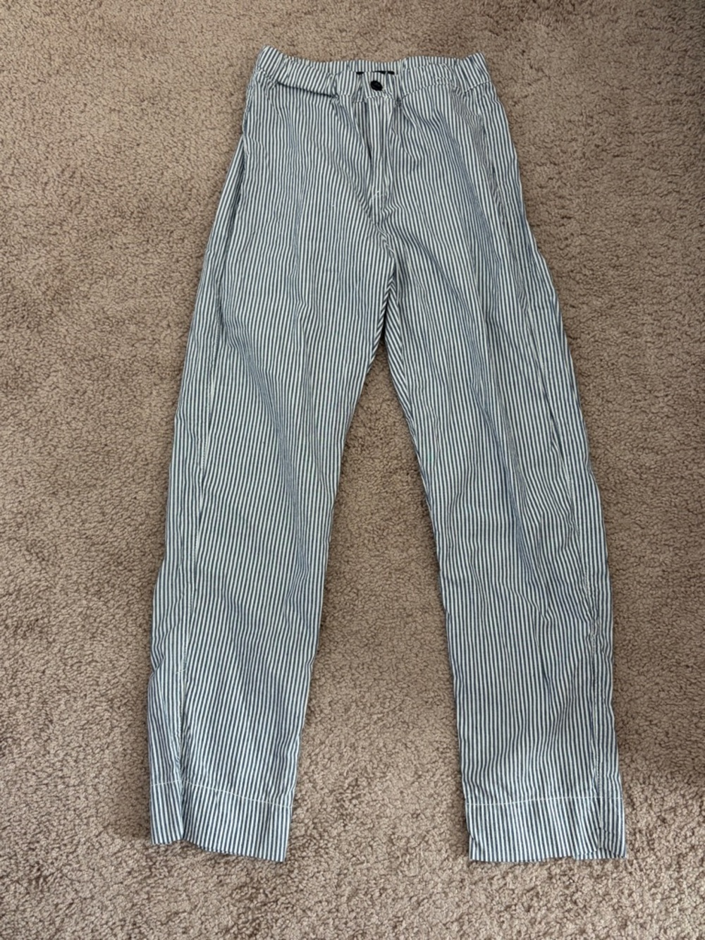 Brandy Melville Blue and White Striped Pants